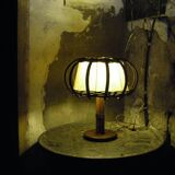 Vintage rattan lamp