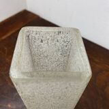 Translucent granite glass vase
