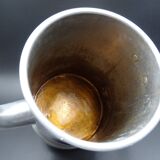 Old aluminum coffee maker -red cove - around 1930