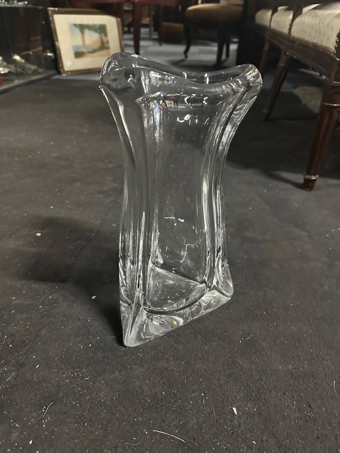 Daum crystal vase