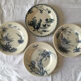 Gien earthenware plates