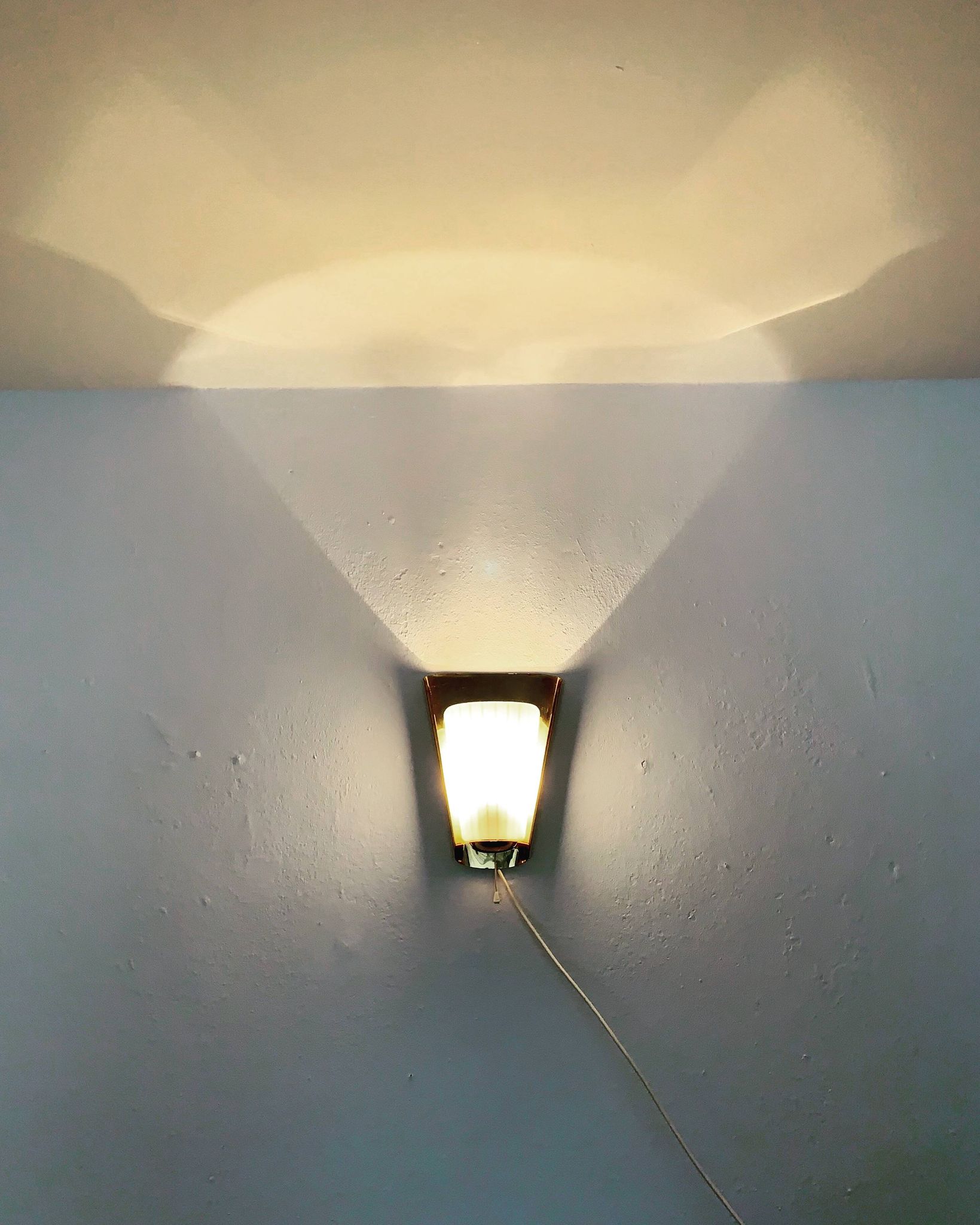 Brass Wall Lamp by Wilhelm Wagenfeld for Peill und Putzler