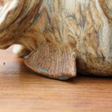 Fantastic creature in Saint Amand sandstone, signed Nadia Chiodi