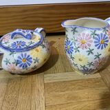 Cream pot and sugar bowl set from the 1930s.