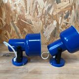 Paire d'appliques murales bleues Amilux - Made in France
