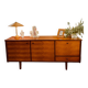 Buffet style années 50, placage teck, laque