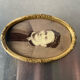 Antique Oval Frame gilded wood 15 cm x 10 cm