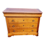 4-drawer cherry chest of drawers