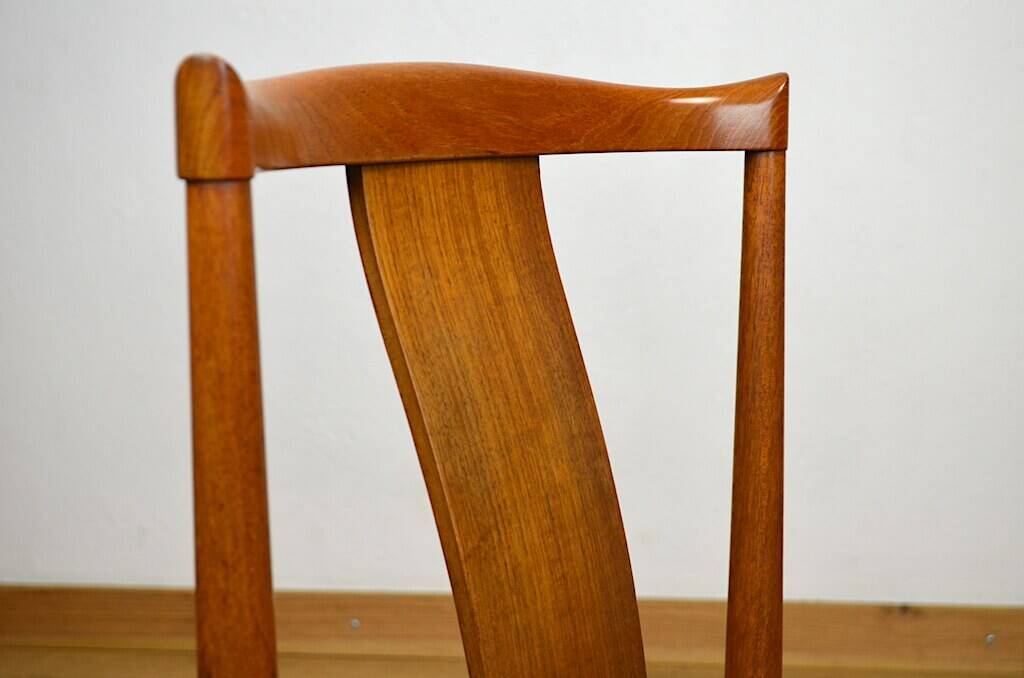 6 Danish teak chairs from 1960 by Henning Sorensen