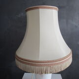 Antique living room lamp in painted opaline