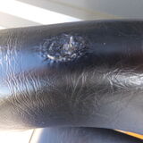 4 chairs baumann imitation black leather