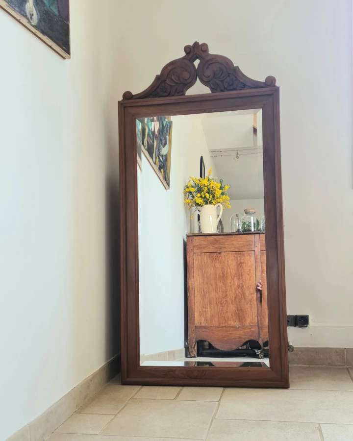 Beveled mirror 50s