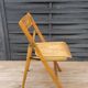 Chaise pliante mid century