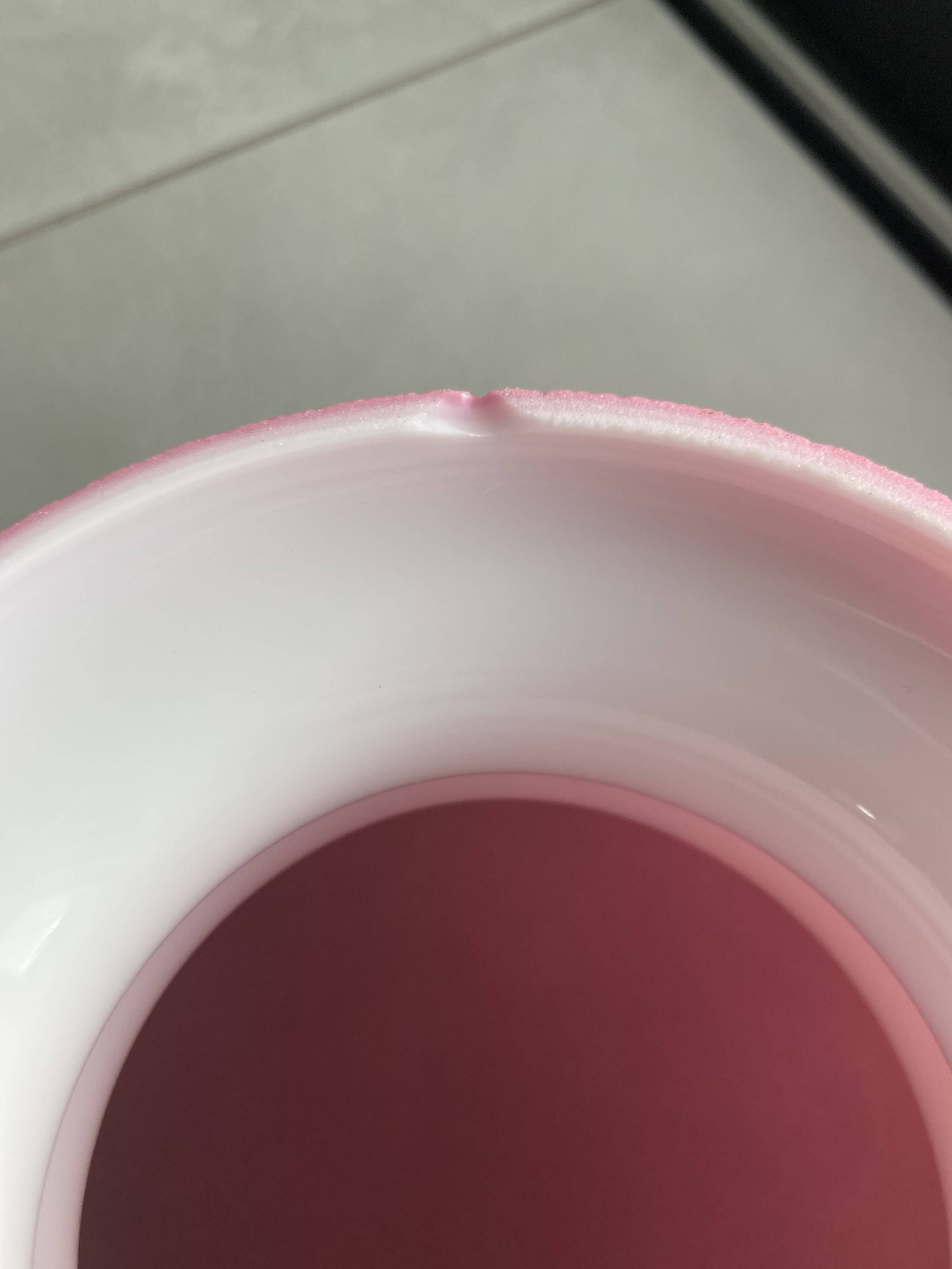Pink opaline lampshade