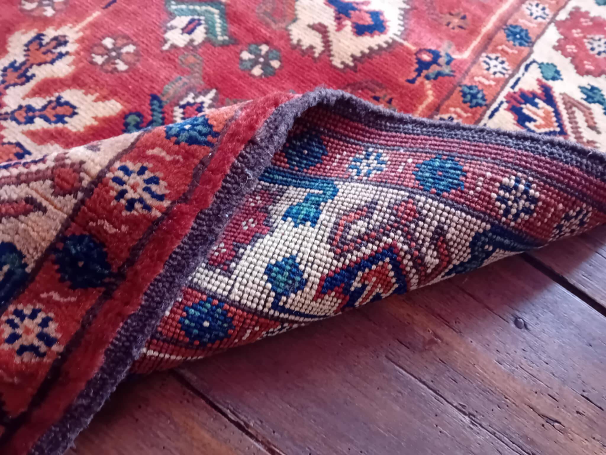 Handmade Pakistani Kazak Rug 128x85cm