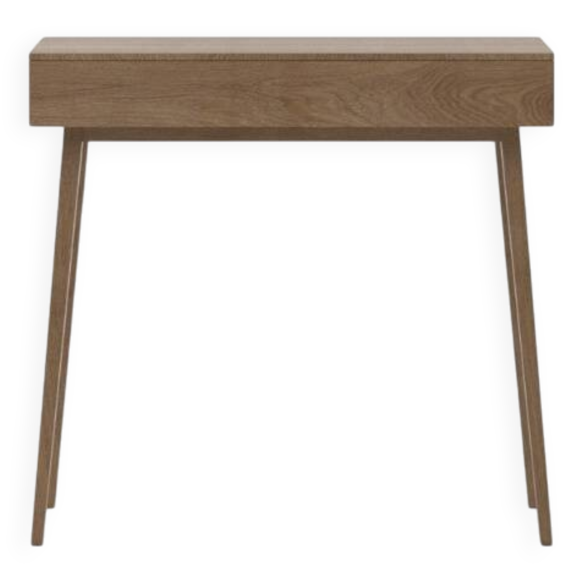 Console minimaliste en chêne avec tiroir