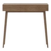 Console minimaliste en chêne avec tiroir