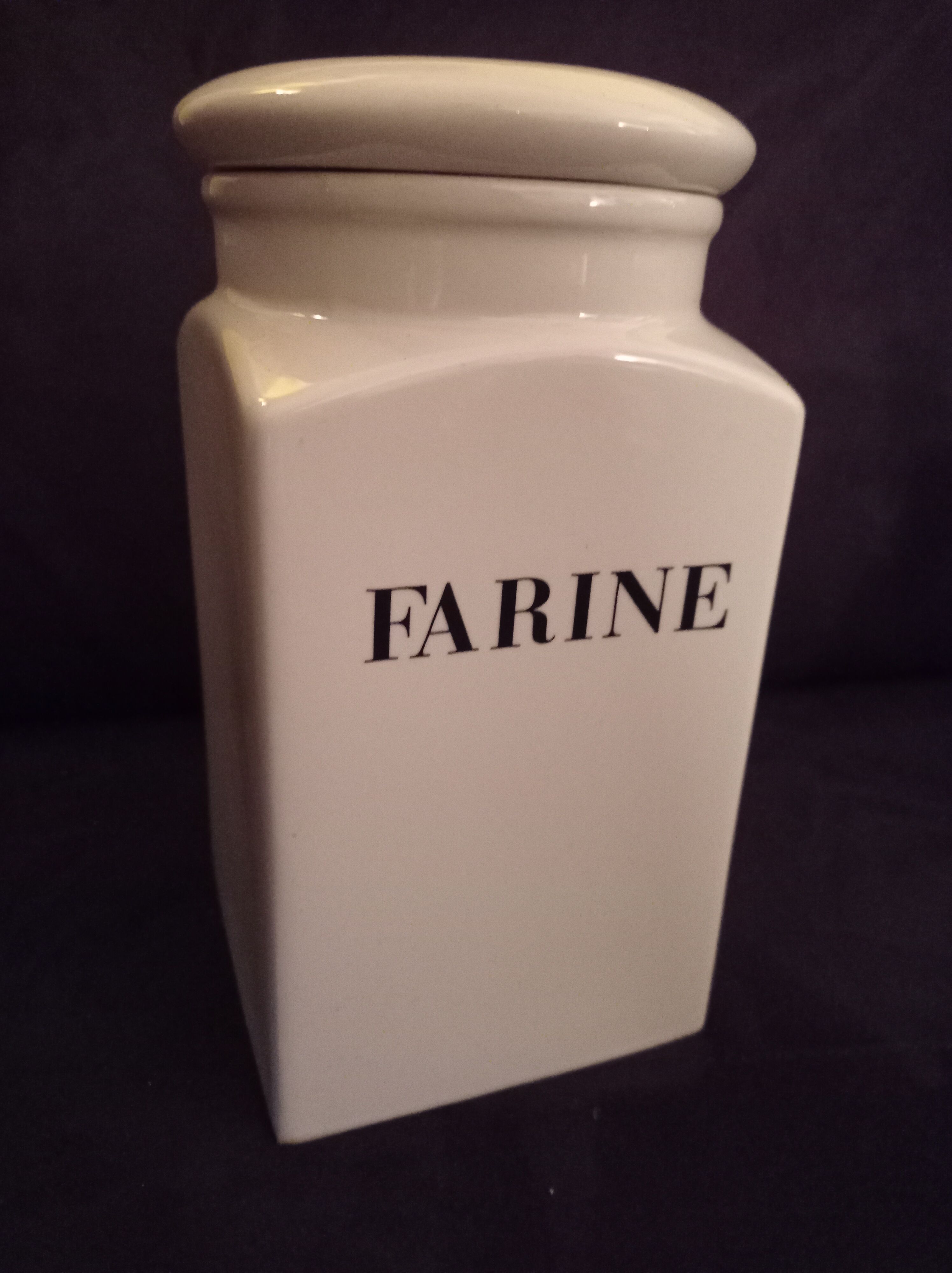 Flour and sugar jars