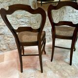 Paire chaises Louis Philippe