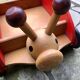 Antique toy with wheels child