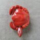 Vintage ceramic crab shape butter dish