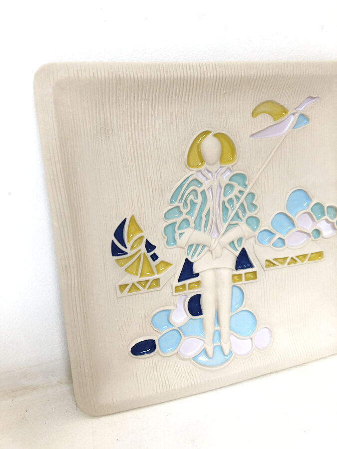 Pair of Italian Chiminazzo dishes, 1970