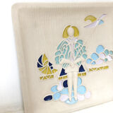 Pair of Italian Chiminazzo dishes, 1970