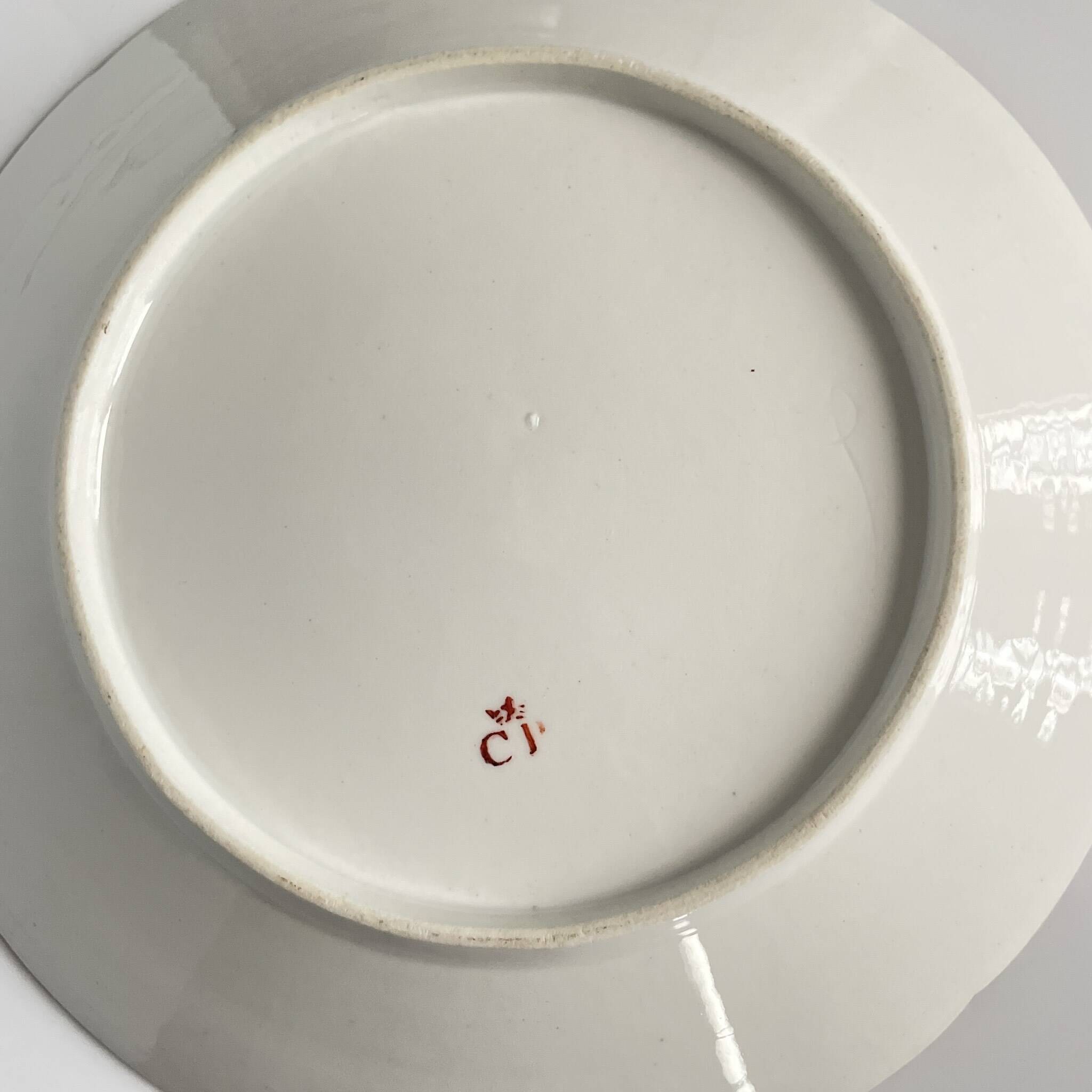 Porcelain Plate of the Count of Artois | Barbeaux | Late 18th Century