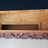 Solid oak bar chest paul evans style