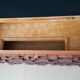 Solid oak bar chest paul evans style