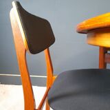 4 Scandinavian chairs by Bundgaard Rasmussen for Thorso Stolefabrik 1960