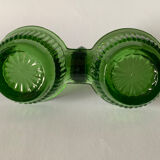 Saleron glass dark green mold