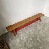 Scandinavian oak bench