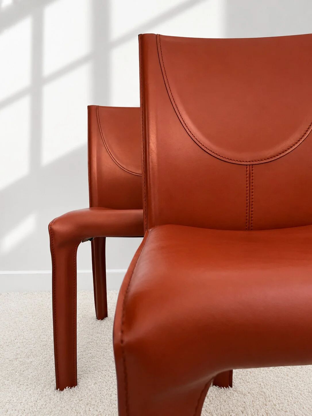 4 chaises Arper. Italie années 80.