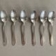 Set of 6 small spoons