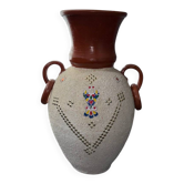 Kabyle terracotta handcrafted vase