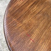 Vintage "Berger" stool, tall, in ash, Charlotte Perriand, 1950s
