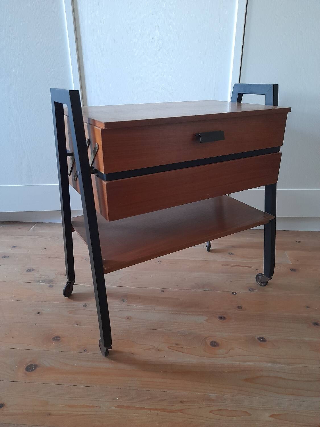 Danish sewing table in teak
