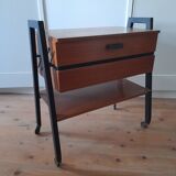 Danish sewing table in teak