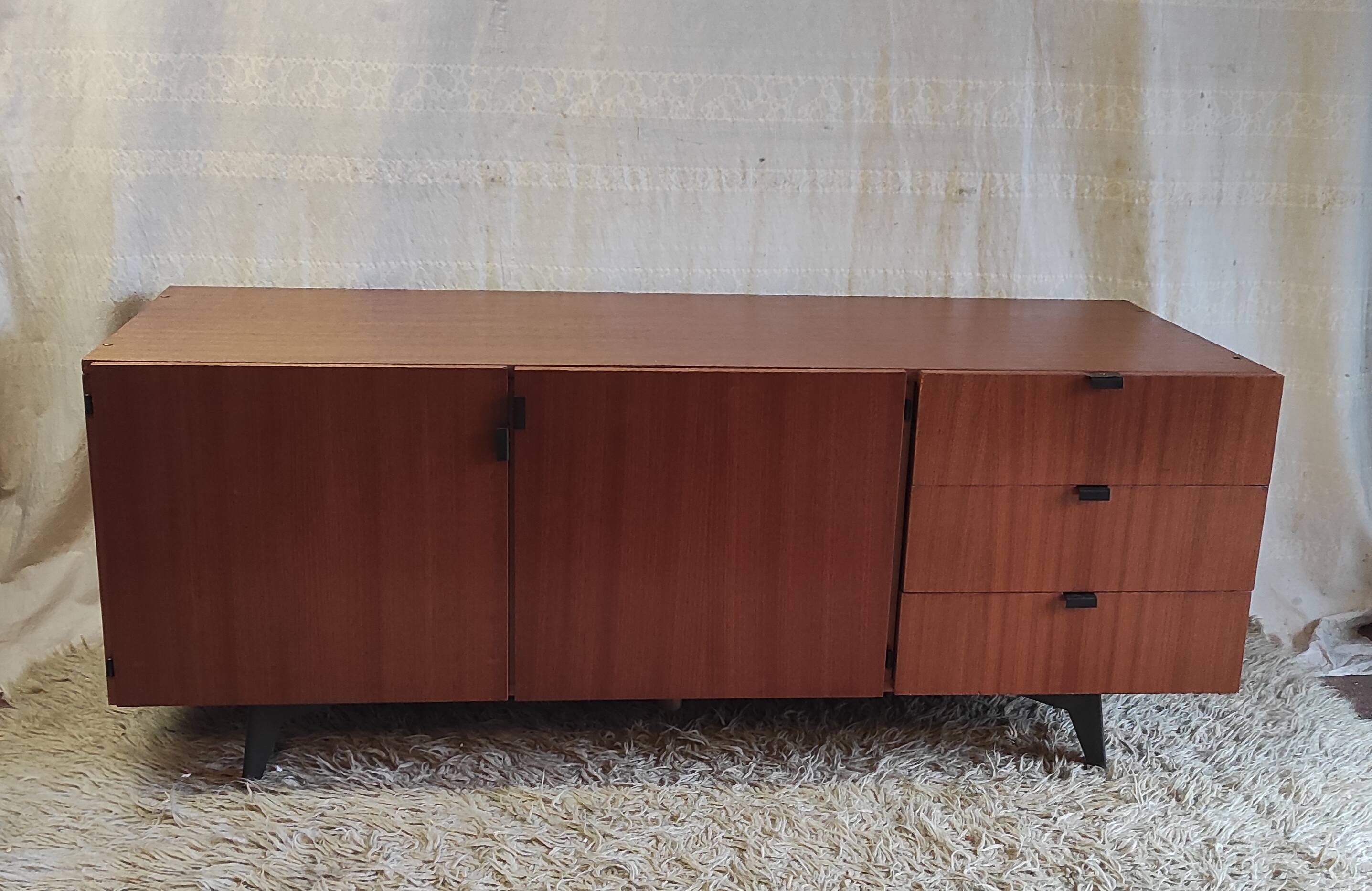 Enfilade moderniste en teck - années 60/70