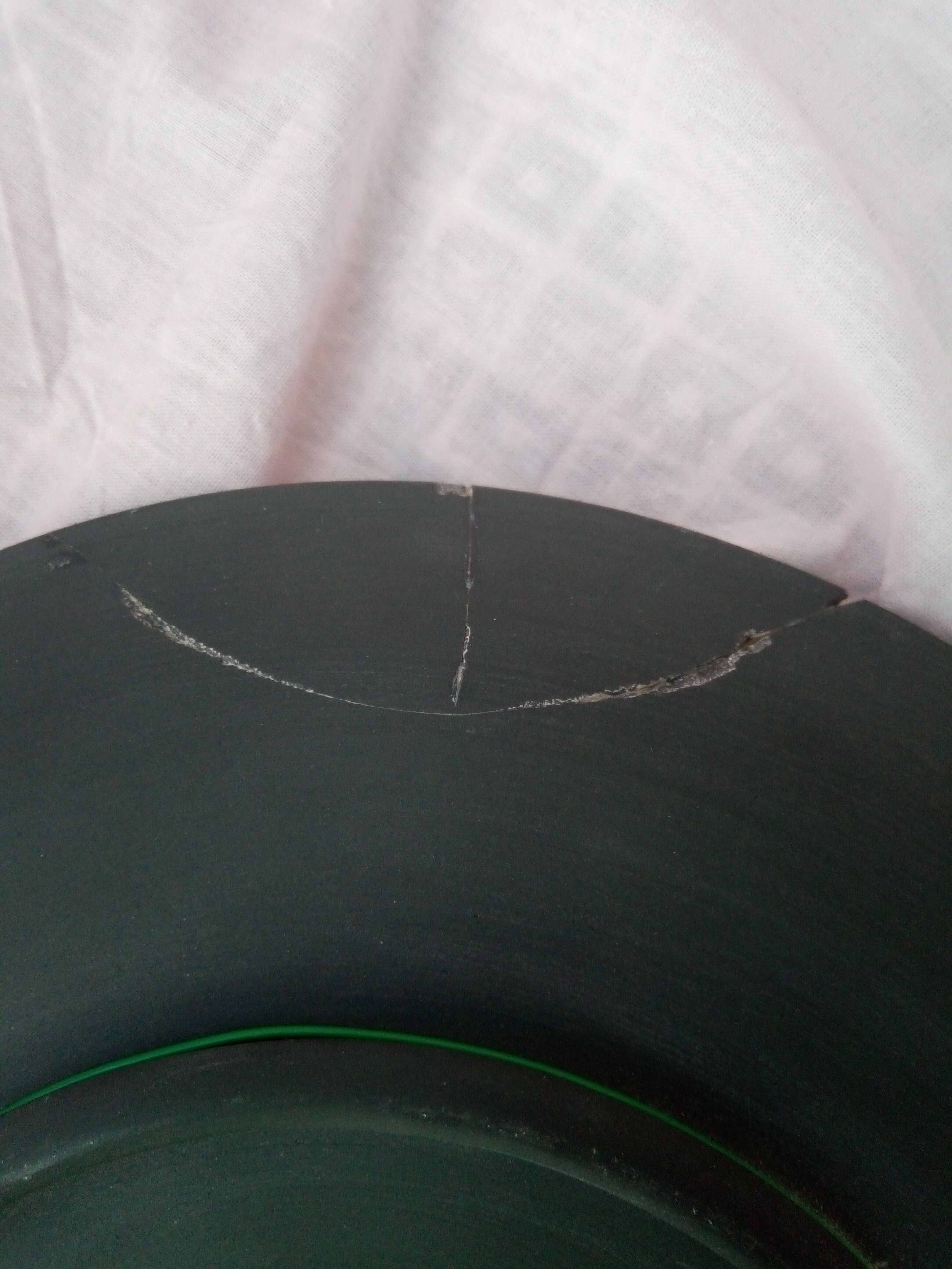 Rare pair of ceramic plates and enamel with mythological decoration. The 50s.