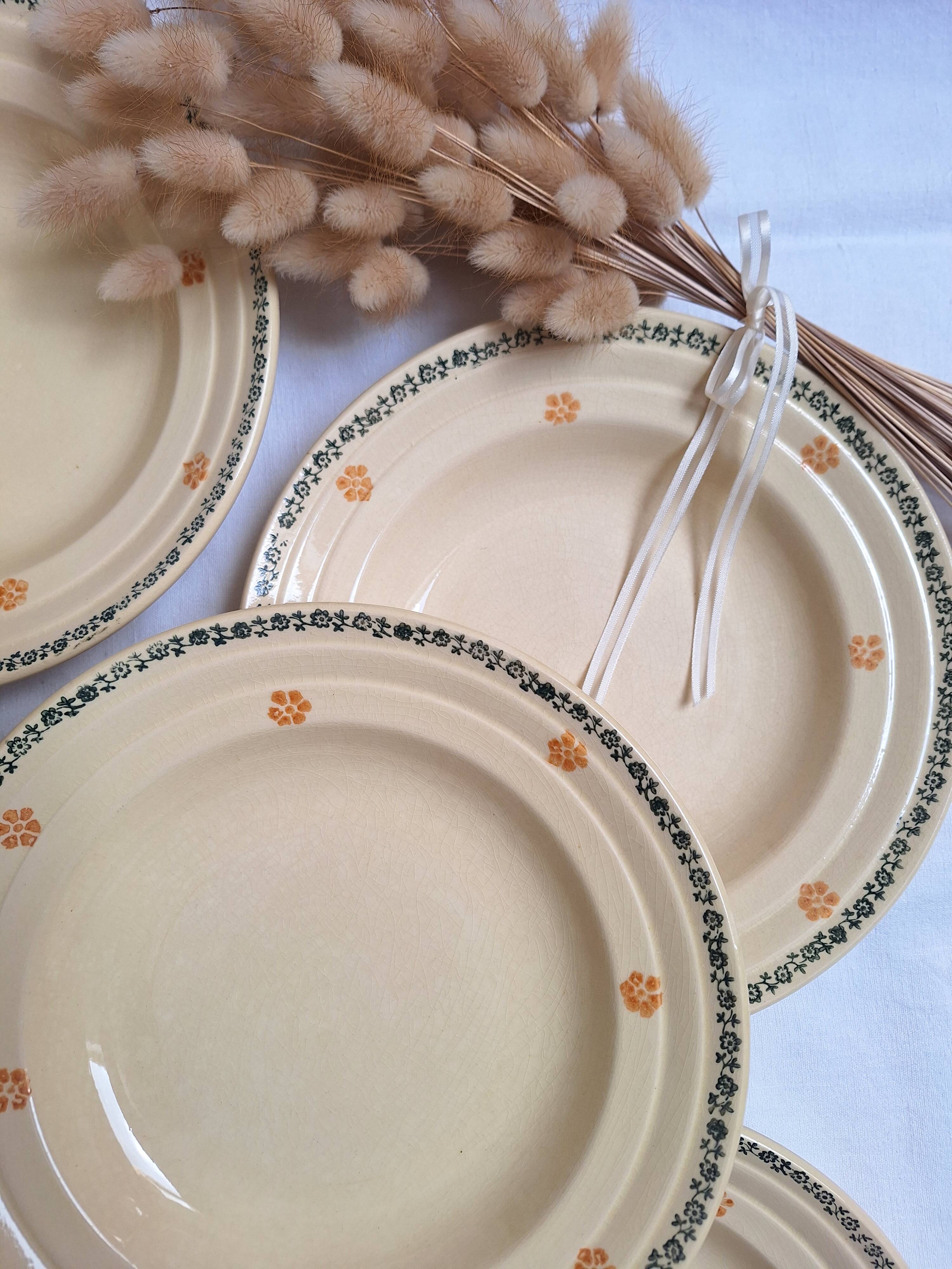 Vintage soup plates