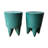 Pair of Bubu stools by Philippe Starck