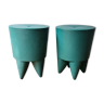 Pair of Bubu stools by Philippe Starck