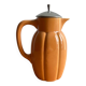 Teapot / jug / carafe / vintage earthenware pitcher in the style of Digoin Sarreguemines.