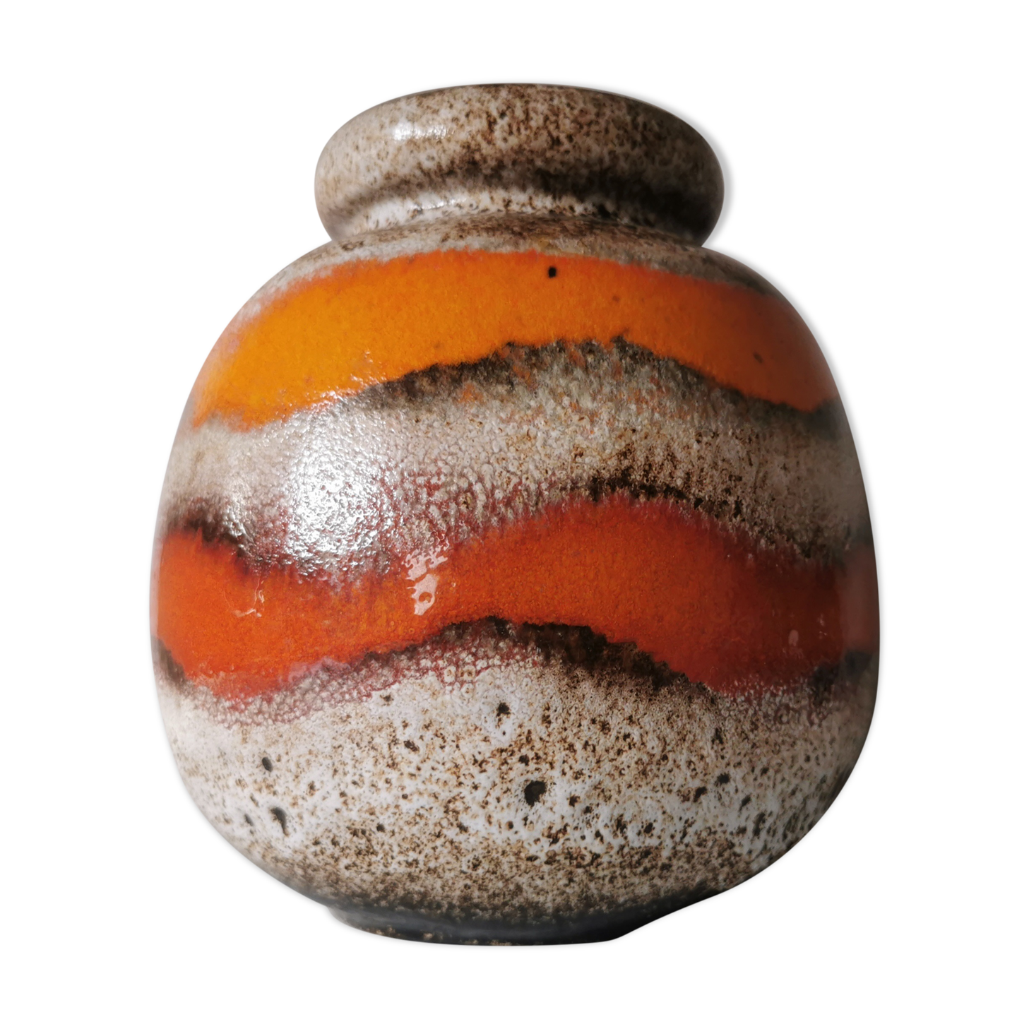 Vase ball fat lava Sheurich 284-19