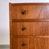 MidCentury Teak chest of drawers Denmark 1960s