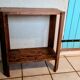Art Deco solid wood console