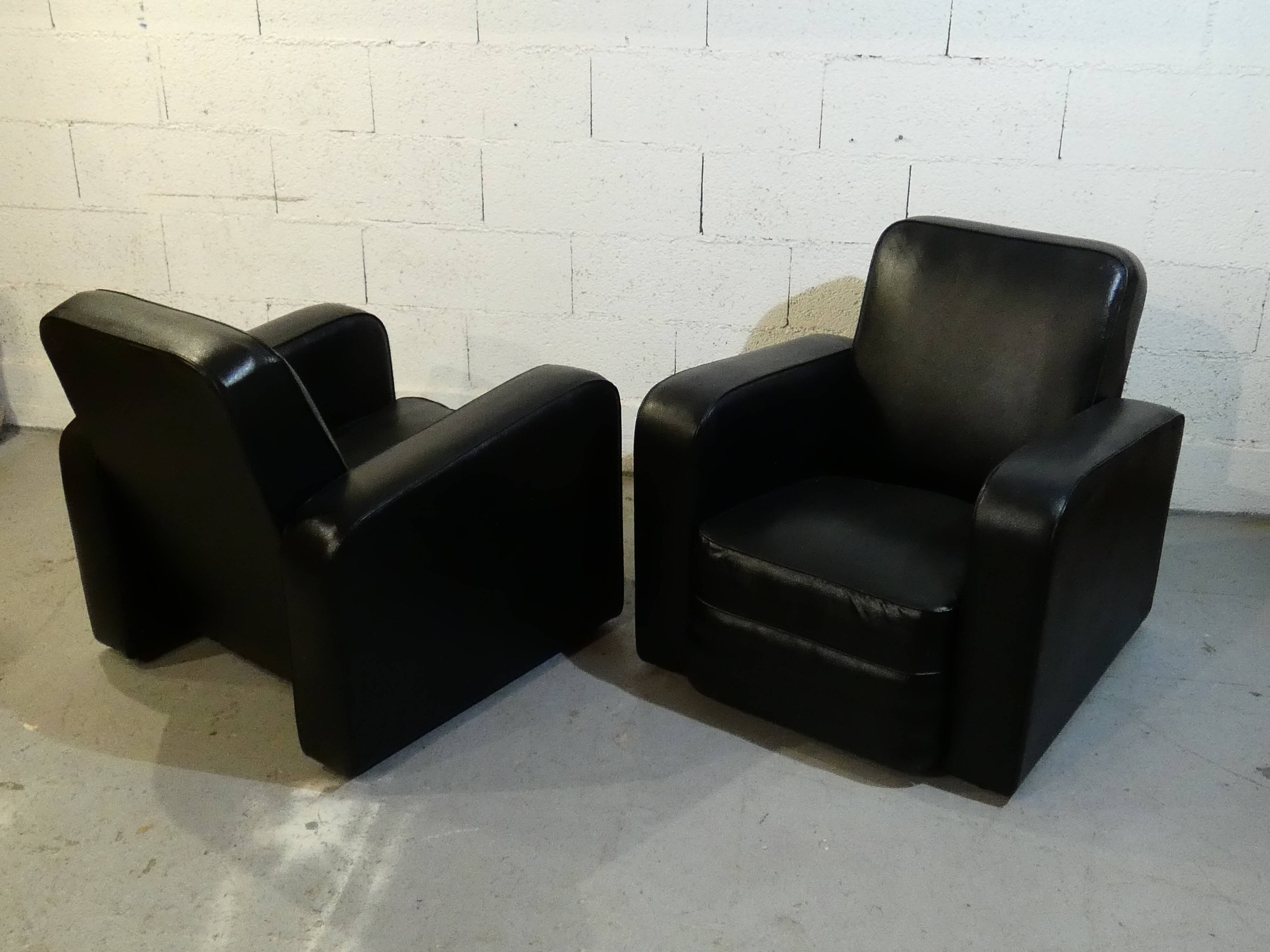 Pair of club chairs, published by Airborne 1950