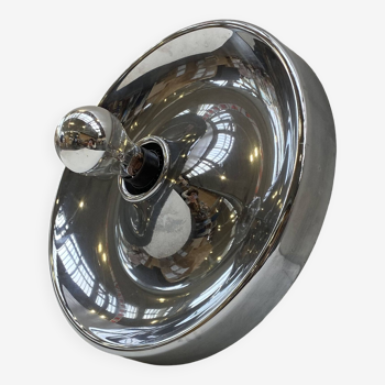 70s space age chrome wall light